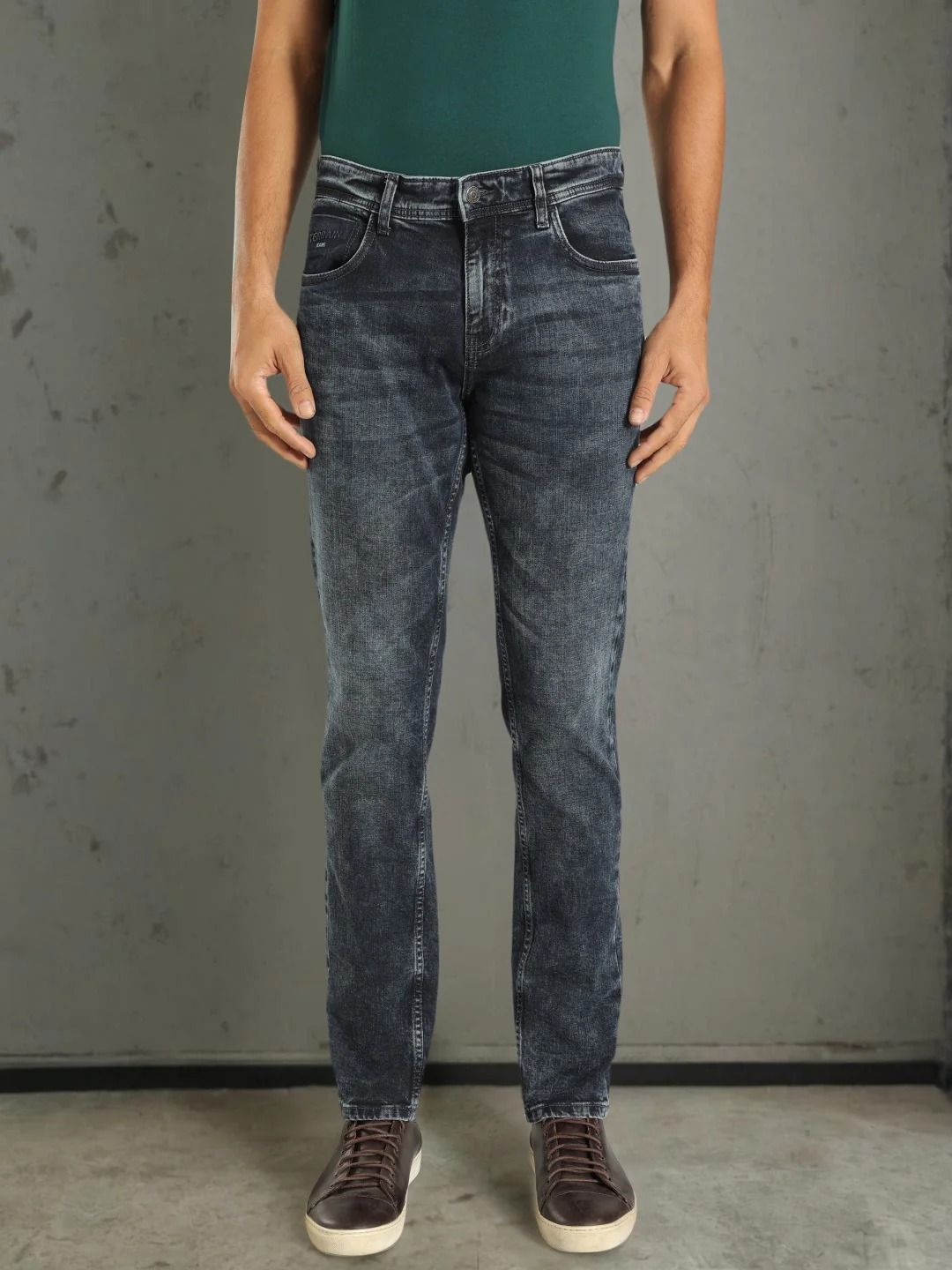 Indian Terrain Men Dark Blue Jeans